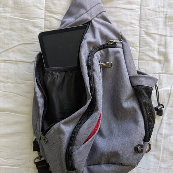 Grey Urban Crossbody Sling Bag - Picture 13 of 14